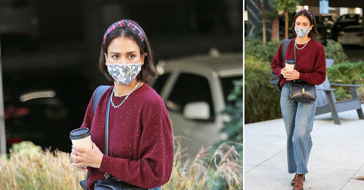 jessica alba out and about