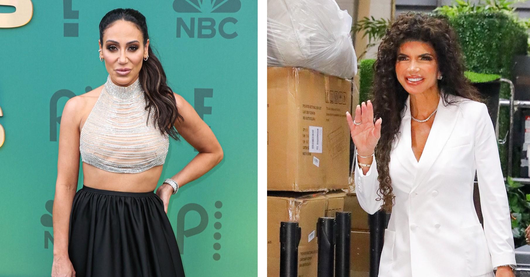 Composite photo of Melissa Gorga and Teresa Giudice. 