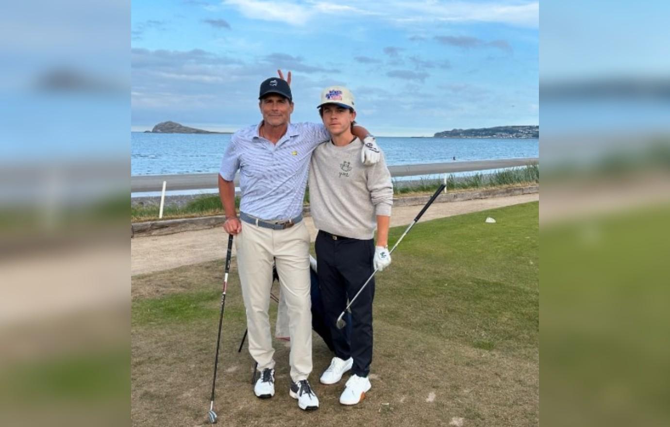 rob lowe son john owen cutest moments over years photos